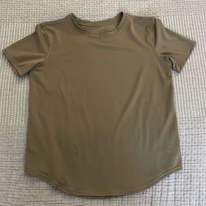 Lululemon high neck run and train tee